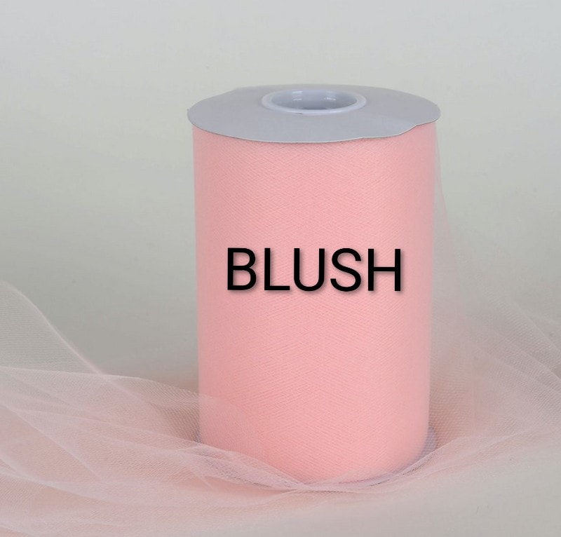 Blush tulle