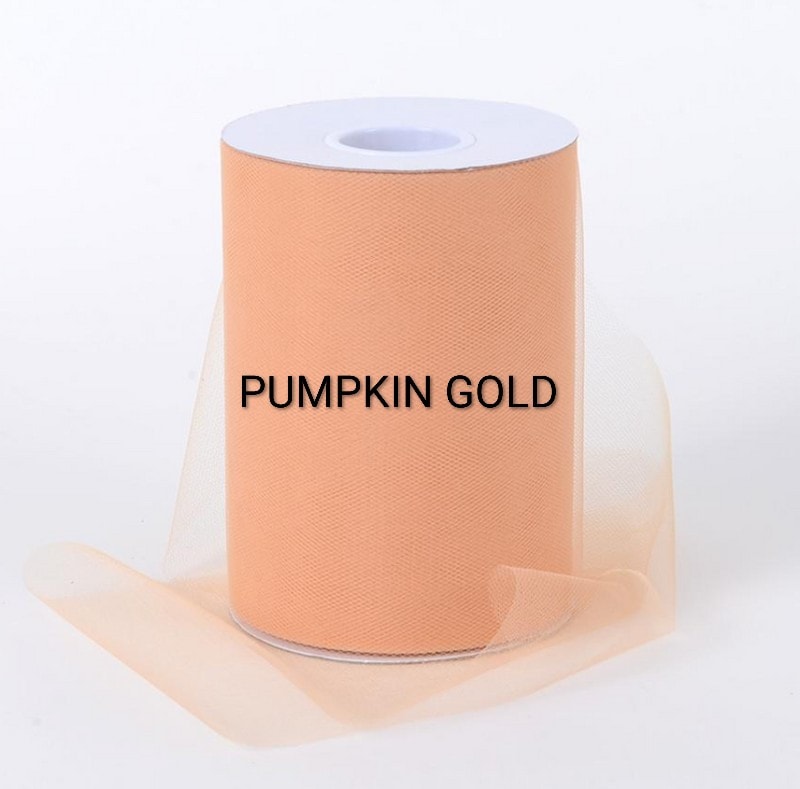 Pumpkin Gold tulle