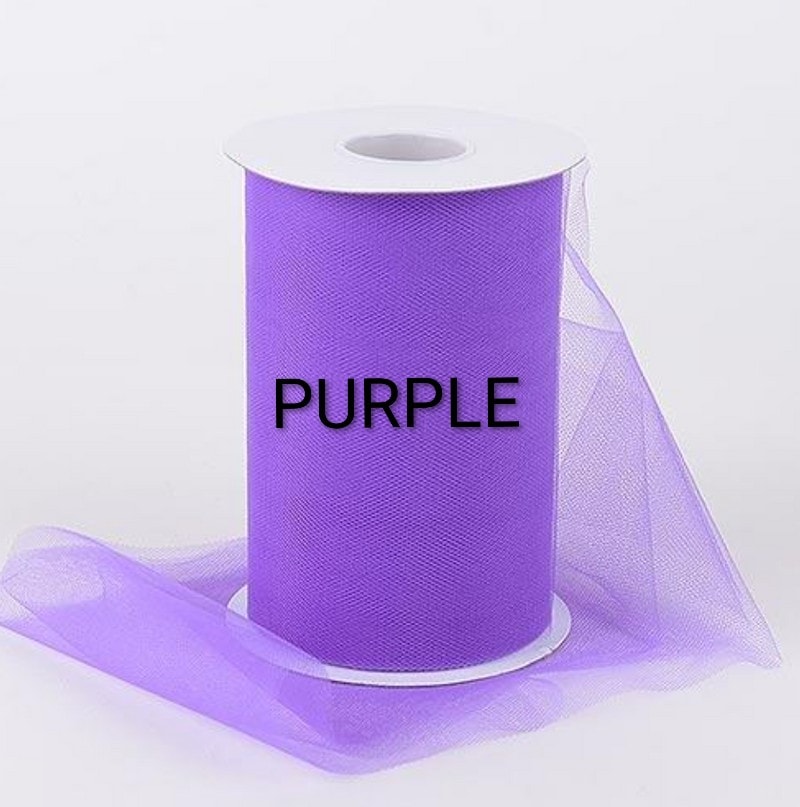 Purple tulle